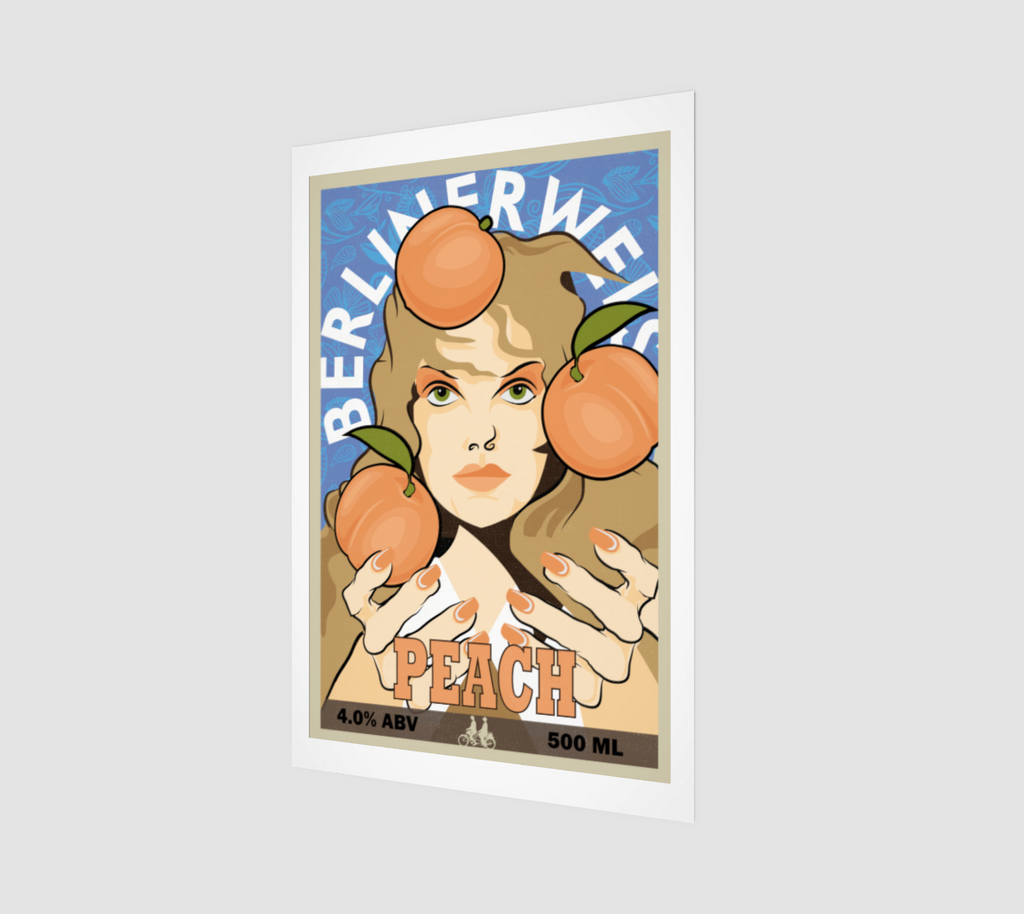 Peach Berliner Weisse Fine Art Print