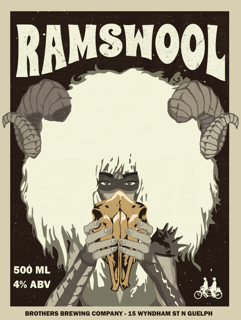 Ramswool Oatmeal Stout Label Fine Art Print 2