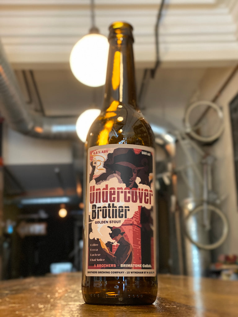 Undercover Brother Chai Golden Stout Beer Bottle