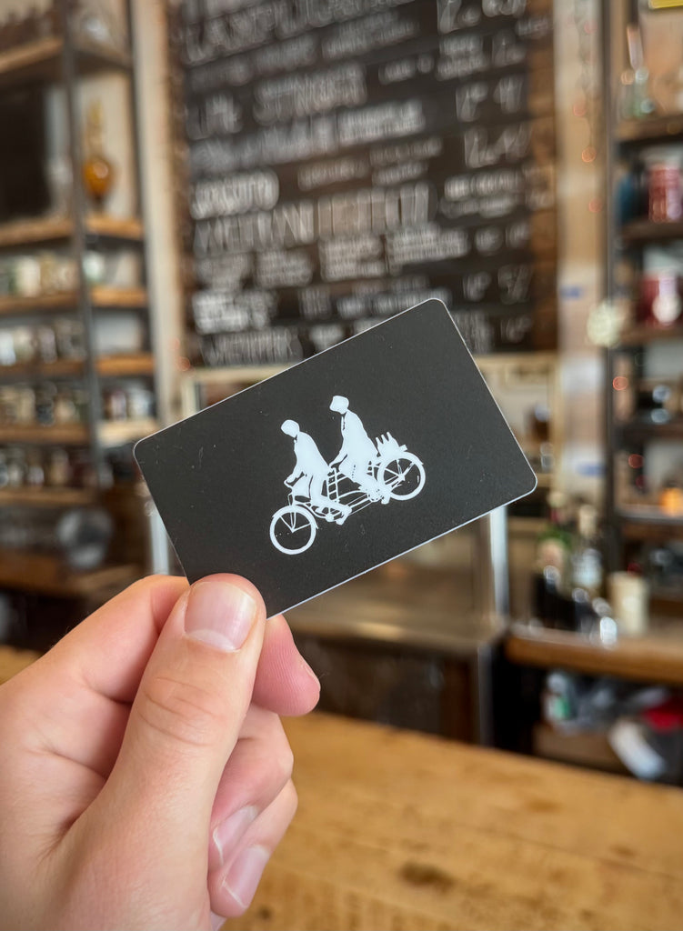 hand holding gift card