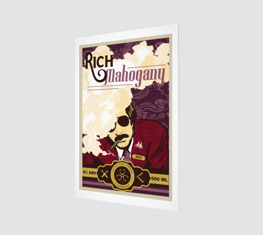 Rich Mahogany Red Ale Fine Art Print