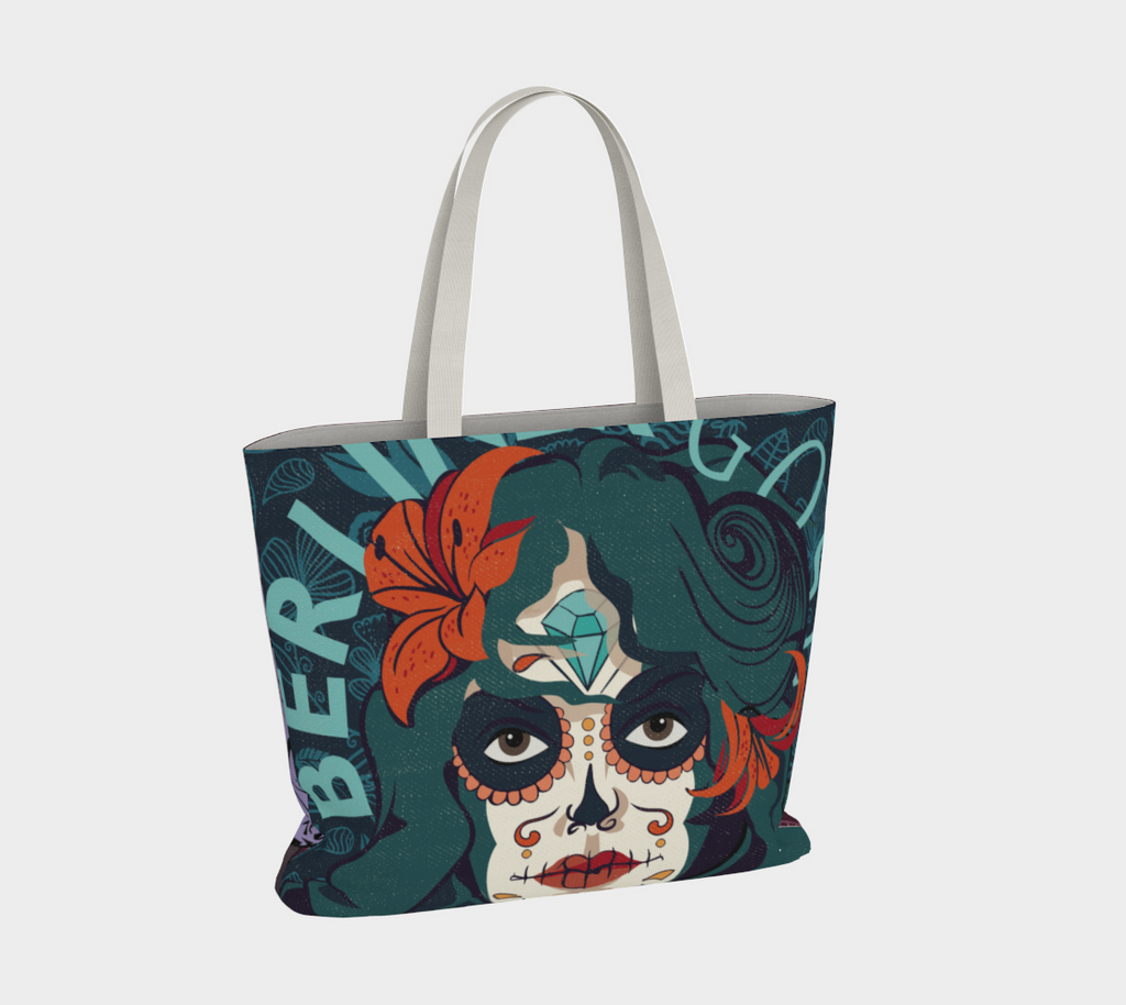 Blueberry + Agave Lime Tote Bag