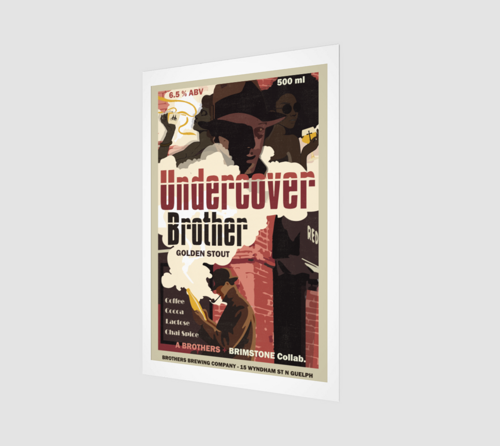 Undercover Brother Chai Stout Fine Art Print