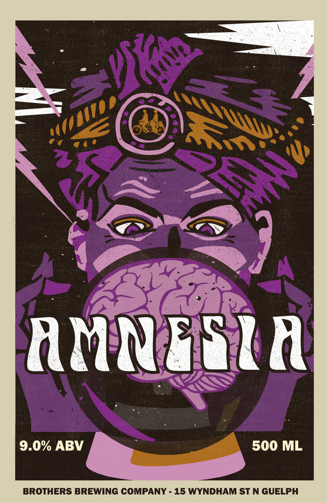 Amnesia DIPA Label Art Print 2
