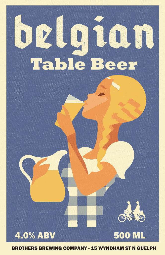 Belgian Table Beer Label Fine Art Print 2