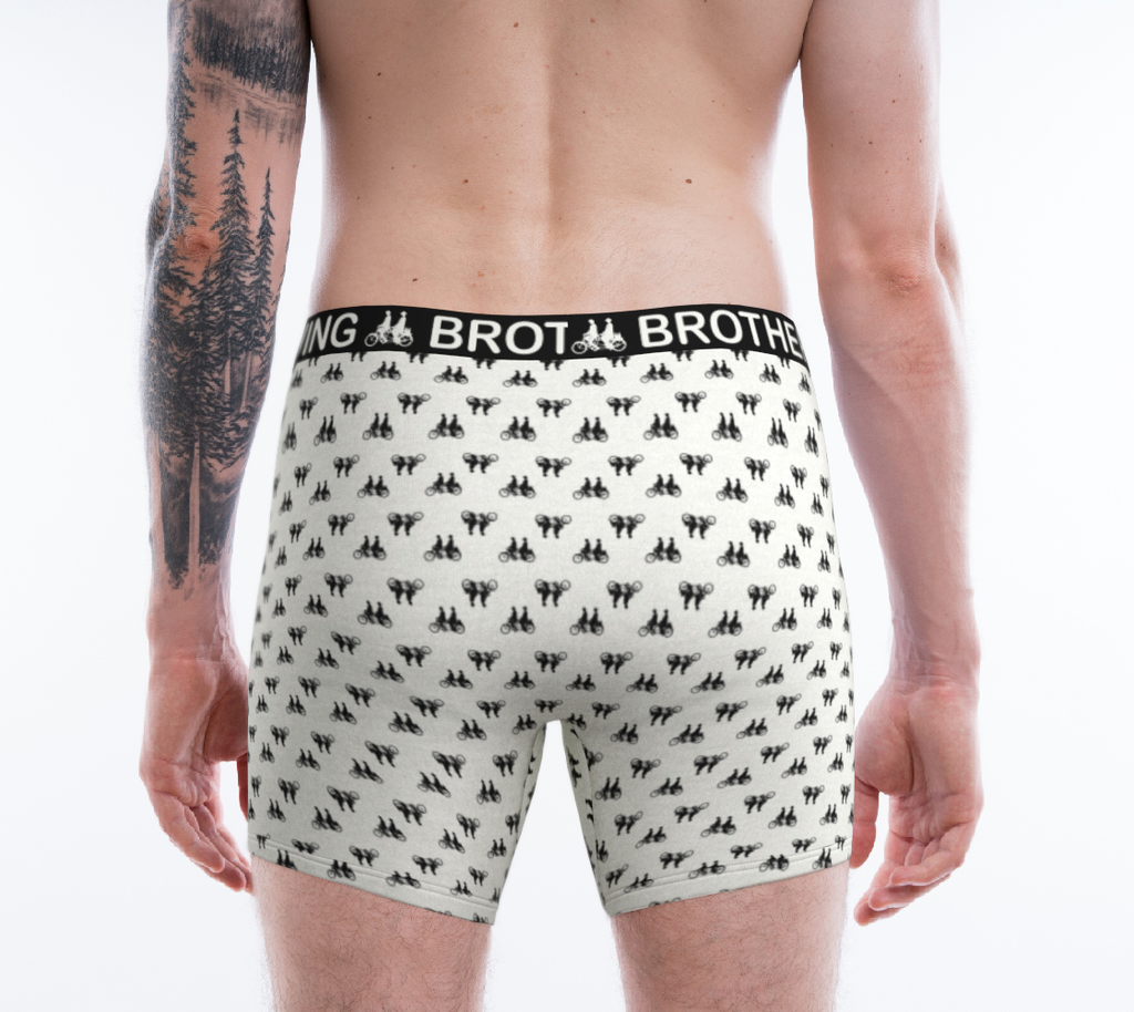 Men's Specialty Boxer Briefs, Mixed Lettering