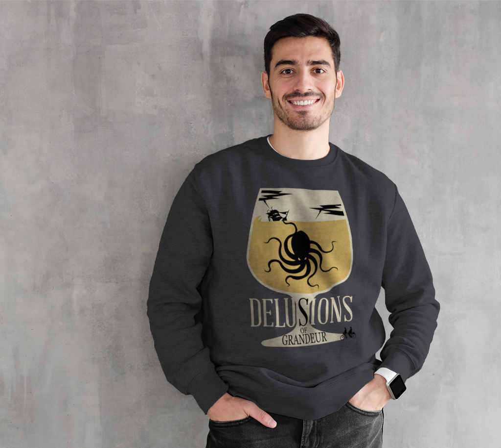 Delusions Of Grandeur Belgian Dubbel Label Crewneck Sweater Three