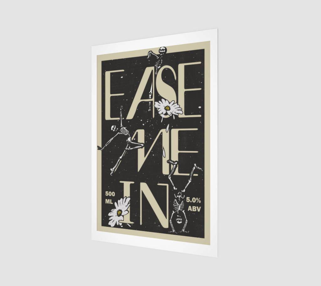 Ease Me In Session Ale Label Art Print