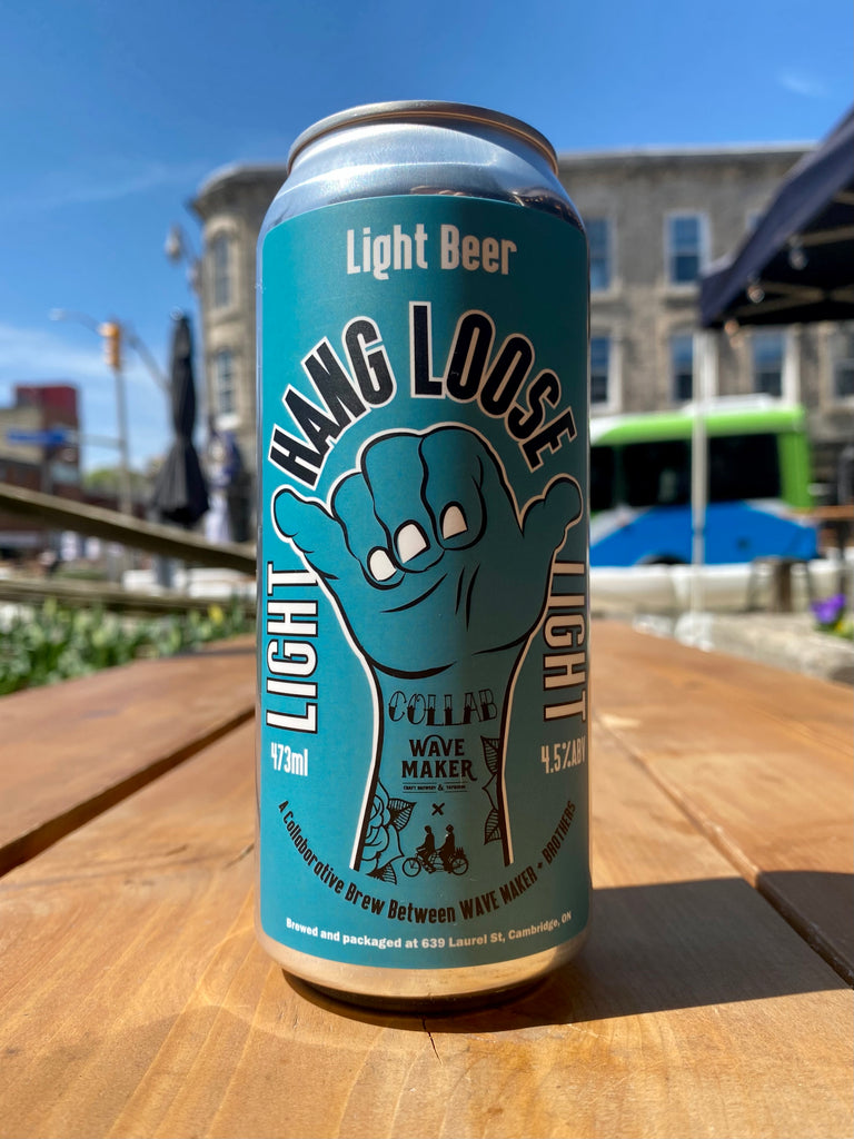Hang Loose Light Lager x Wave Maker Brewery 473 ML Can