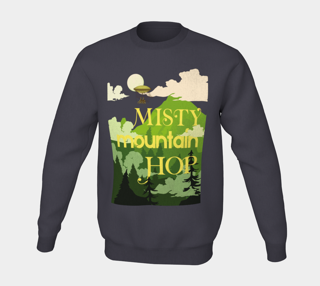 Misty Mountain Hop IPA Label Crewneck Sweater