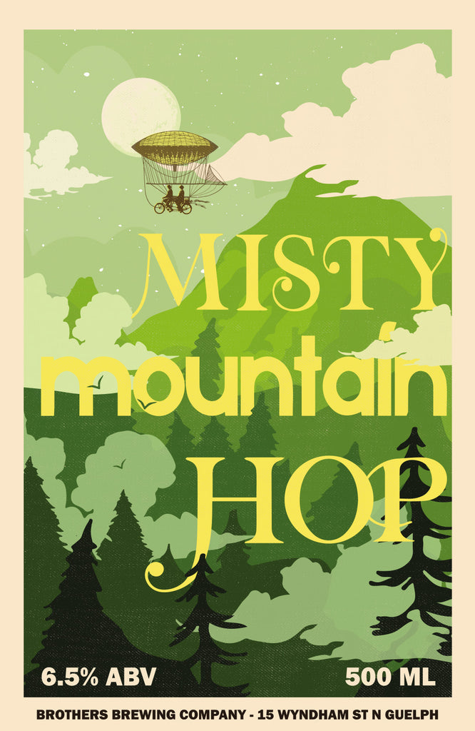 Misty Mountain Hop Kveik IPA Fine Art Print