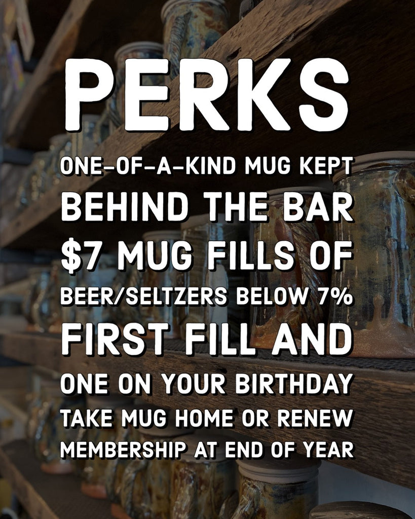 Brothers Mug Club Perks Poster