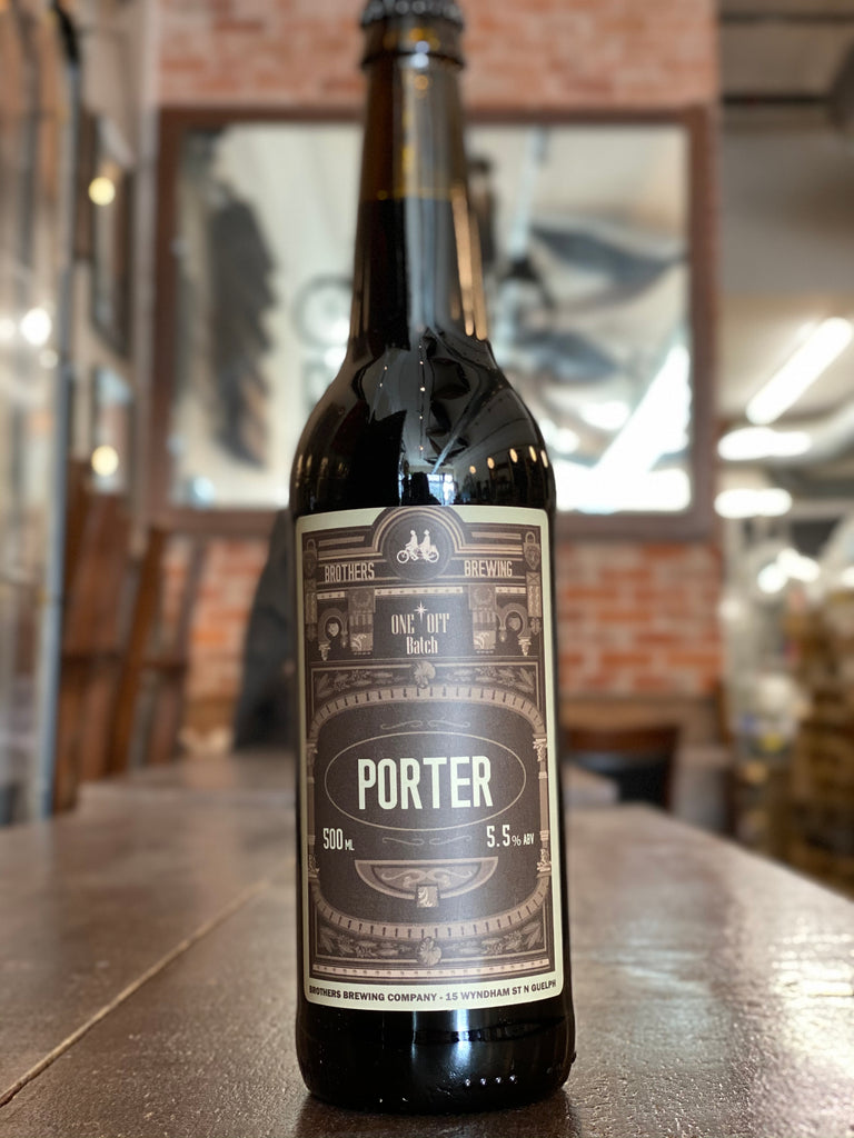Porter bottle on bar