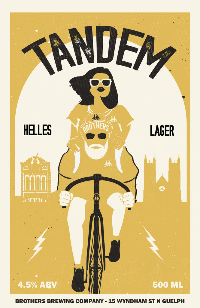 Tandem Helles Lager Label Fine Art Print 2