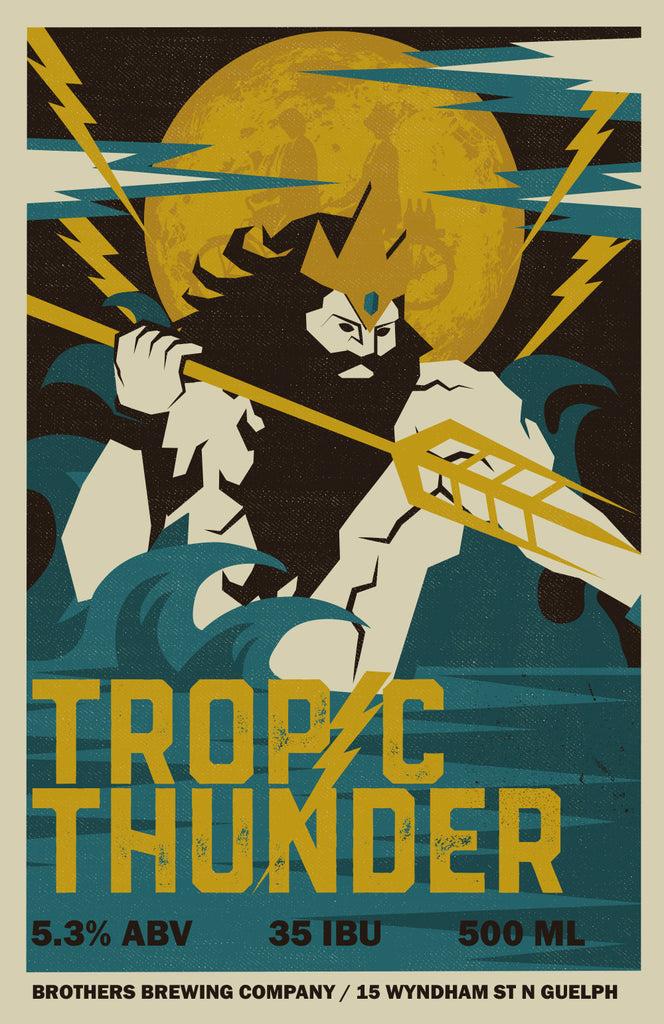 Tropic Thunder Pale Ale Label Fine Art Print 2