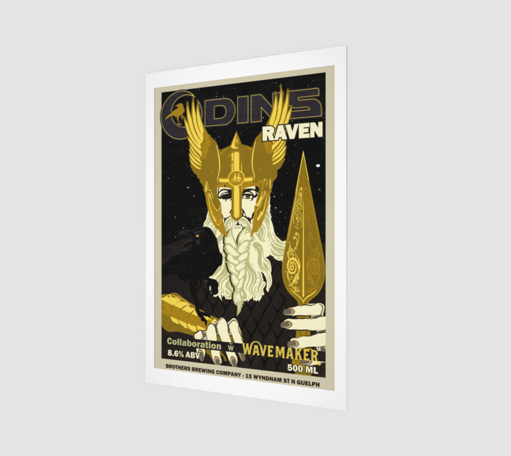 Odin's Raven Belgian Tripel Fine Art Print