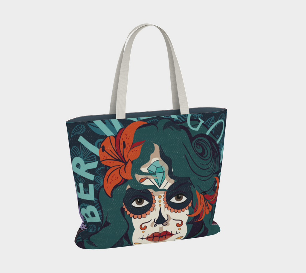 Blueberry + Agave Lime Tote Bag