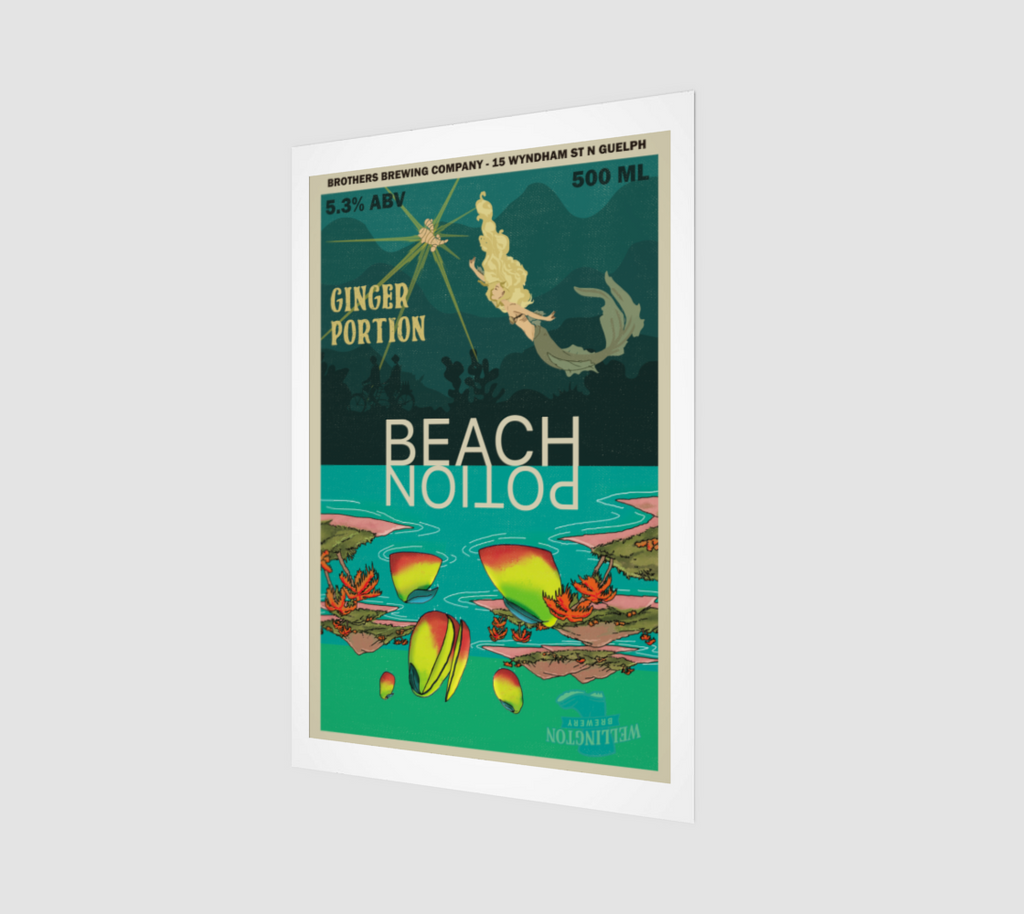 Beach Potion IPA - Ginger Portion Fine Art Print